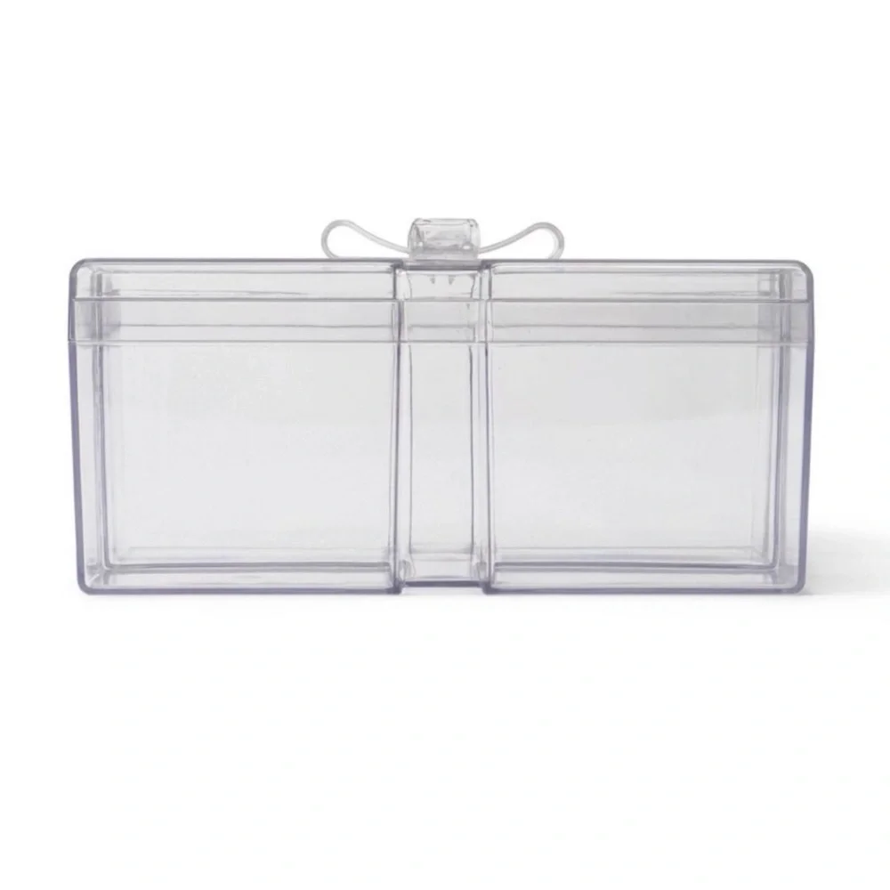 NEW Target Bullseye Playground Christmas 2025 Clear Acrylic Gift Box with Bow